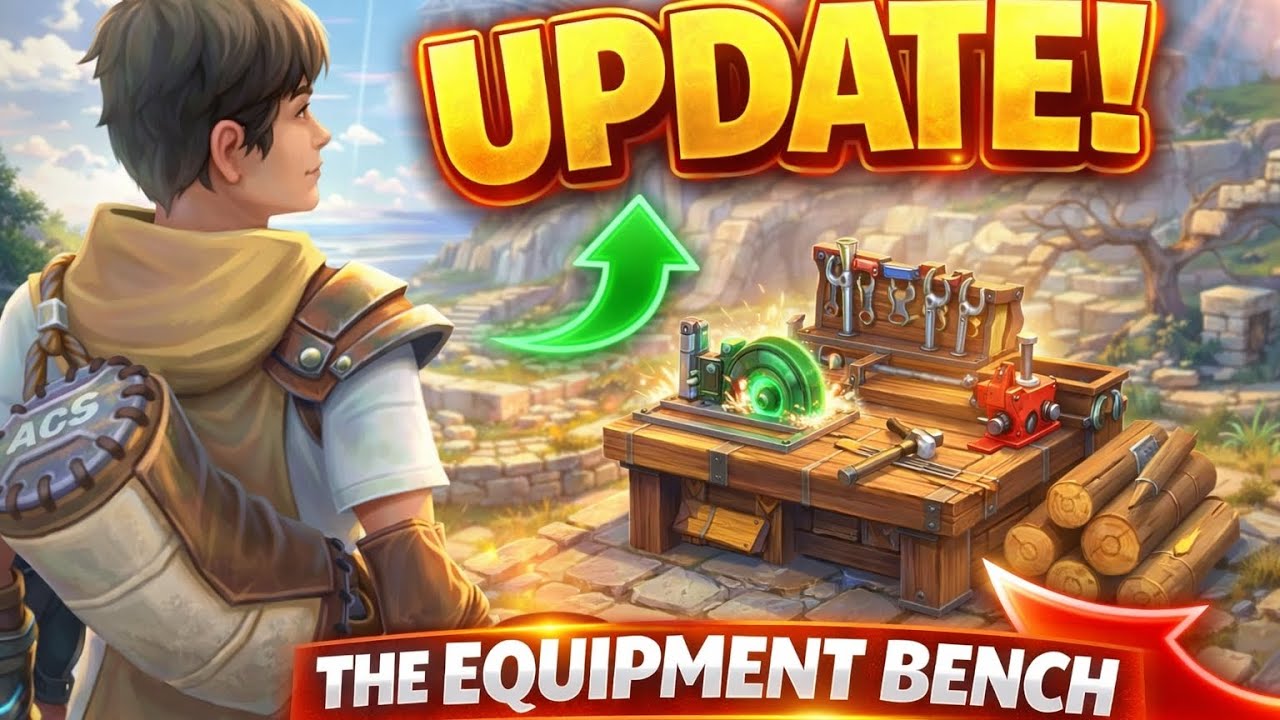 I FINALLY UPDATED the Equipment Bench! 😱 | Amikin Village #amikinvillage 