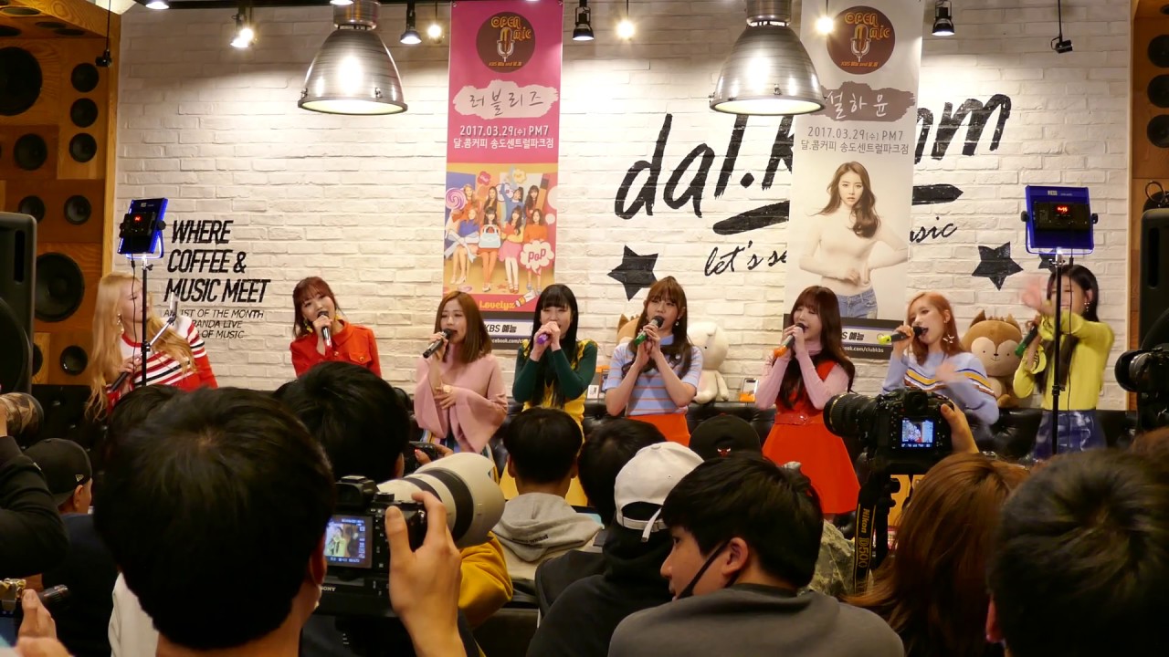 170329 러블리즈(Lovelyz) 클럽캐백수 오픈마이크 Ah-Choo&퇴장 @인천 달콤커피 직캠 by 겨울에시작