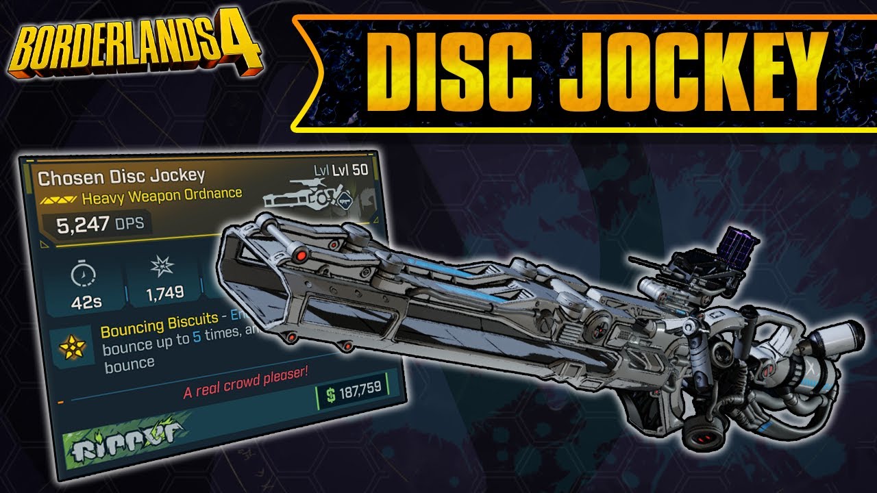 Borderlands 4 | Disc Jockey Legendary Weapon Guide (Deadly Ricochets!)