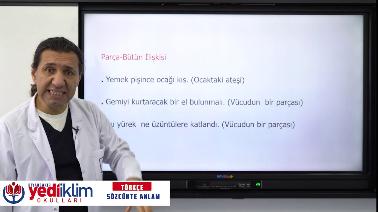8.Sınıf Ders : Türkçe / Konu / Sözcükte Anlam