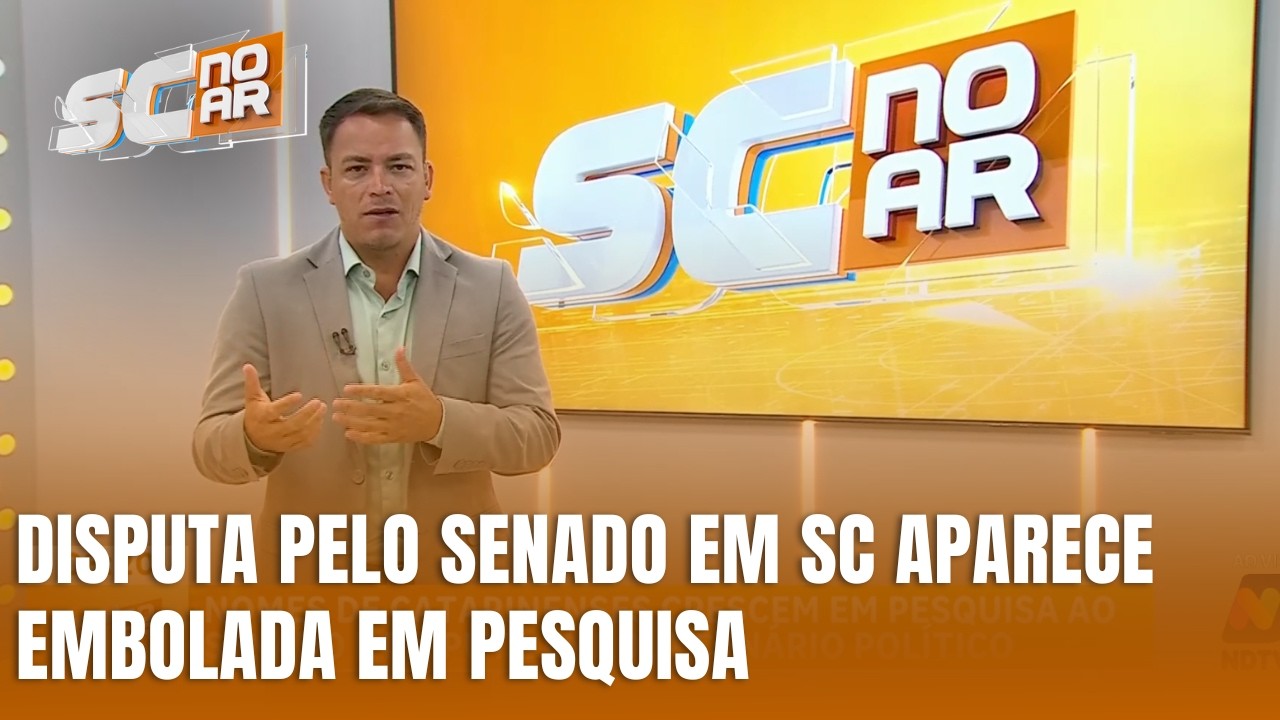 Pesquisa mostra disputa equilibrada por vagas ao Senado em SC