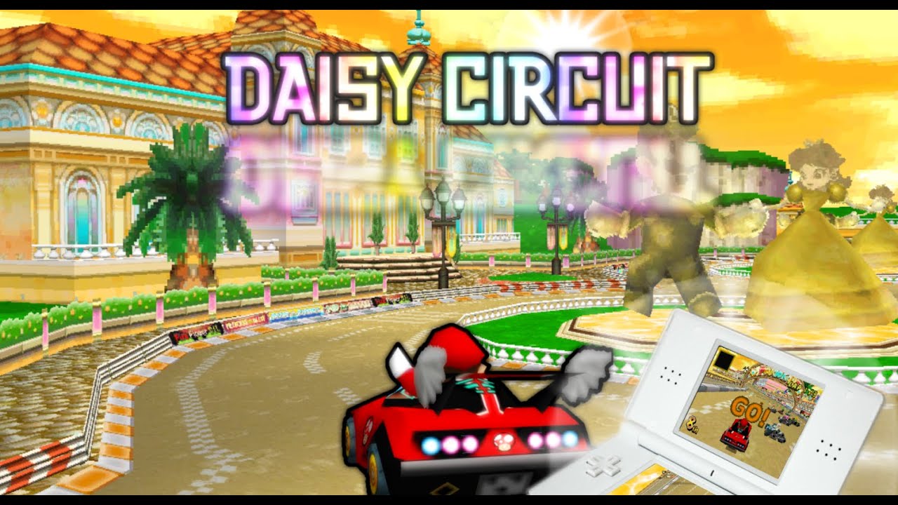 DAISY CIRCUIT in MKDS - [ Mario Kart Wii Ds Edition ] - MKDS CT