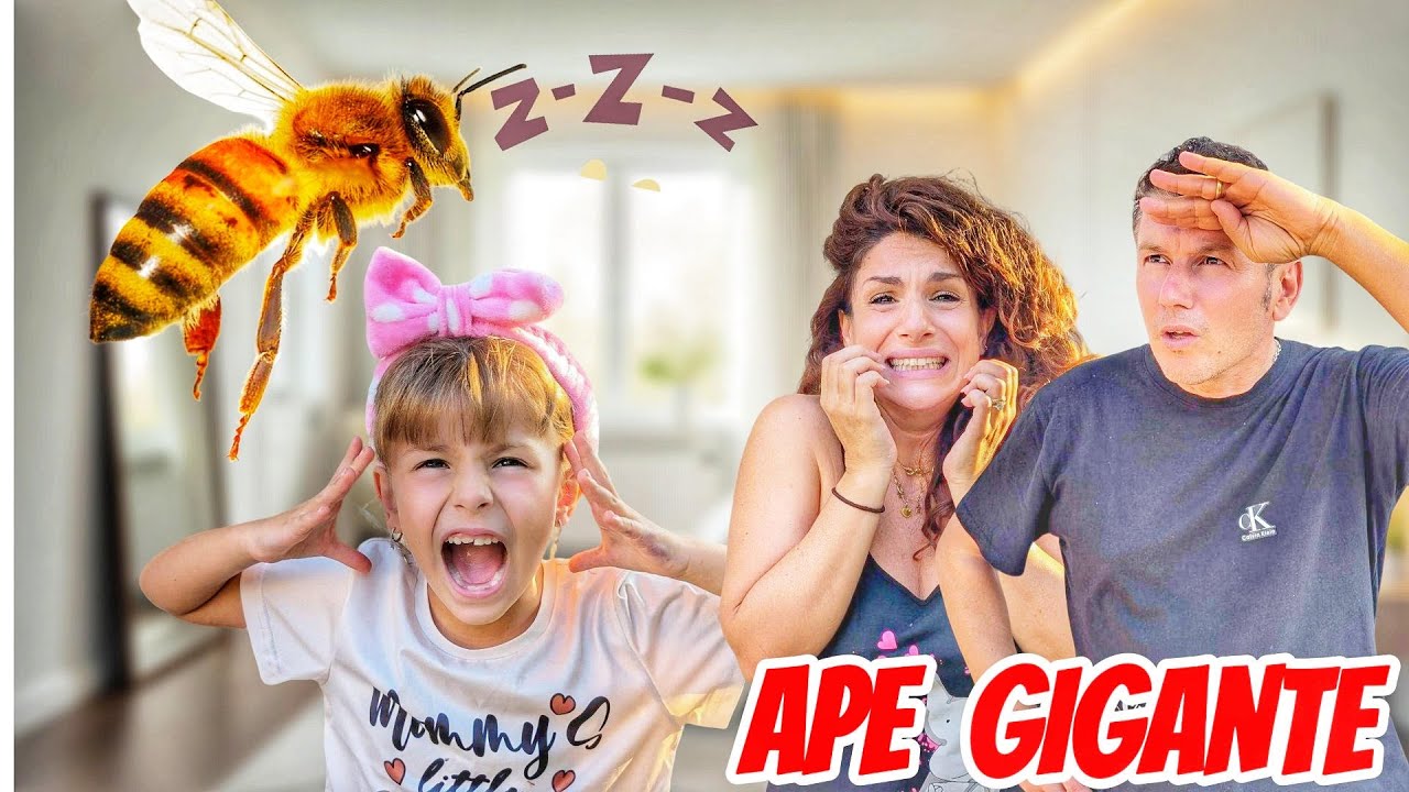 UN'APE GIGANTE È ENTRATA N CAMERA DI AURORA NELLA VITA REALE! #capitandadeaurora 