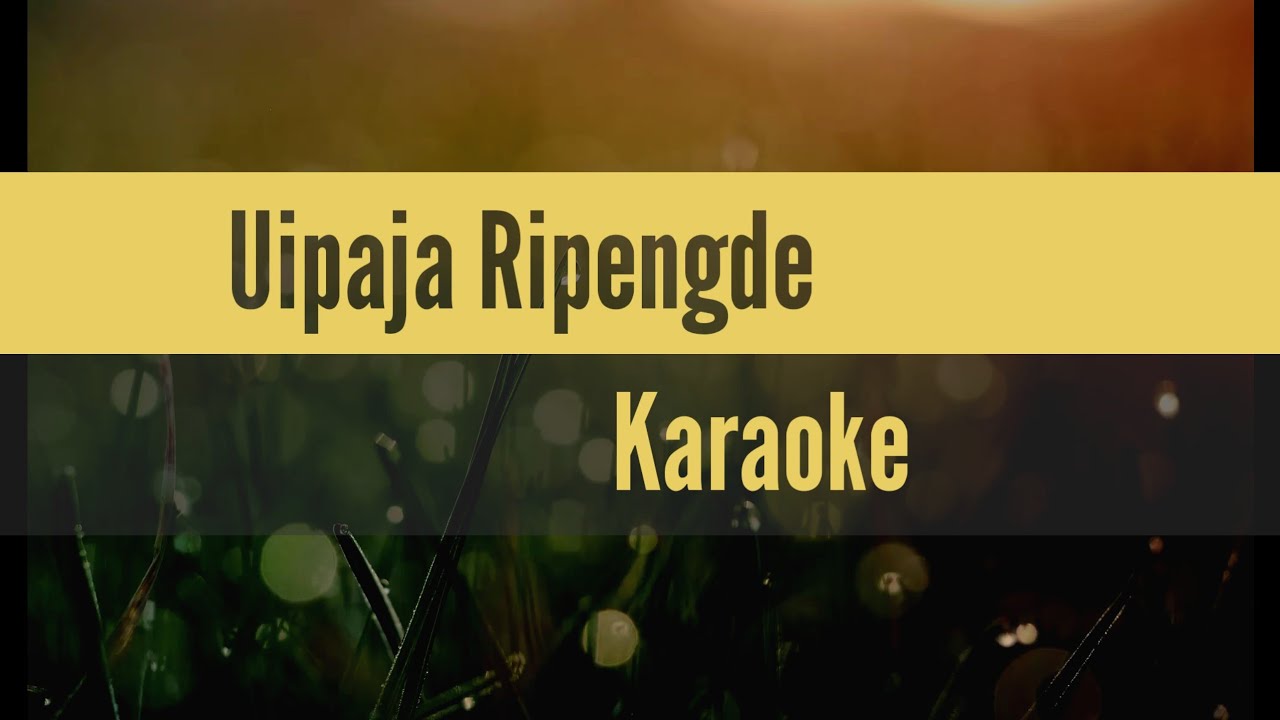 Uipaja Ripengde karaoke garo song | garo old song | hd Quality sound | G major chord