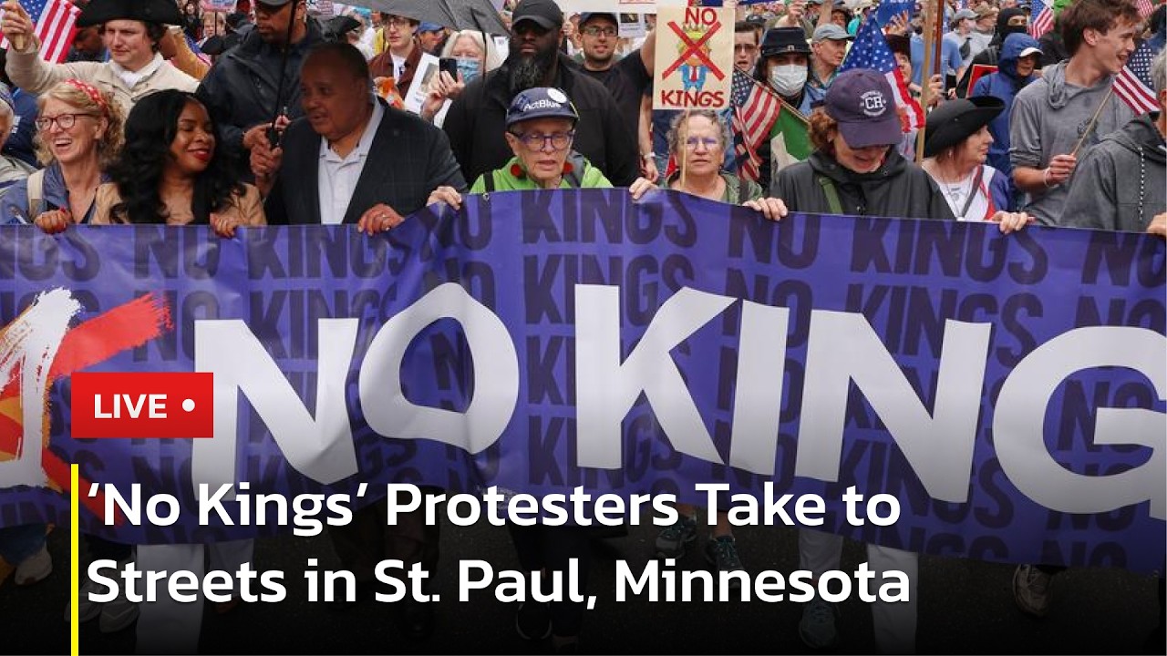 🔴 LIVE: &lsquo;No Kings&rsquo; Protest Held at Minnesota State Capitol in St. Paul | AC1P