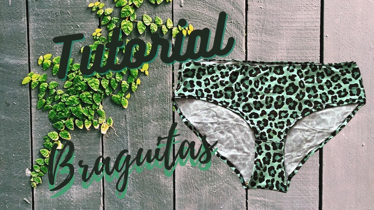 Una manera muy sencilla de hacer tu ropa interior!! Braguitas.