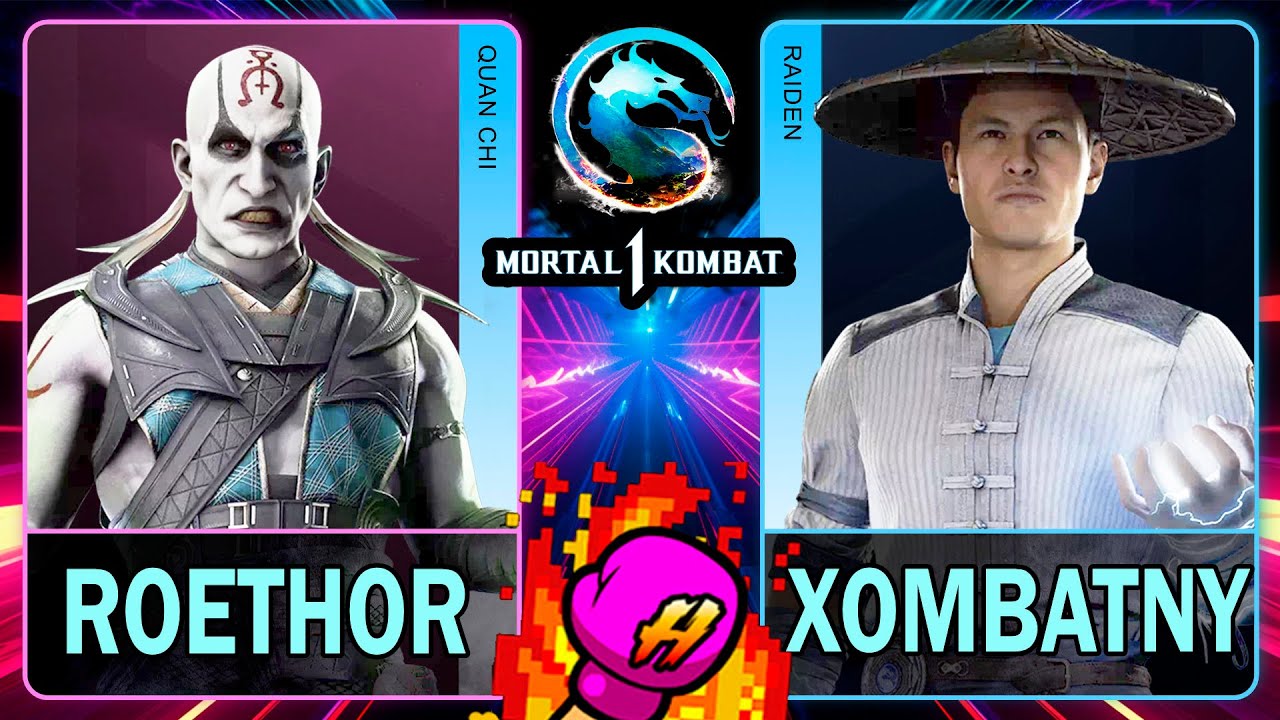 MK1 Roethor (QUAN CHI) VS XombatNY (RAIDEN)🥊Mortal Kombat 1🥊4K 60ᶠᵖˢ