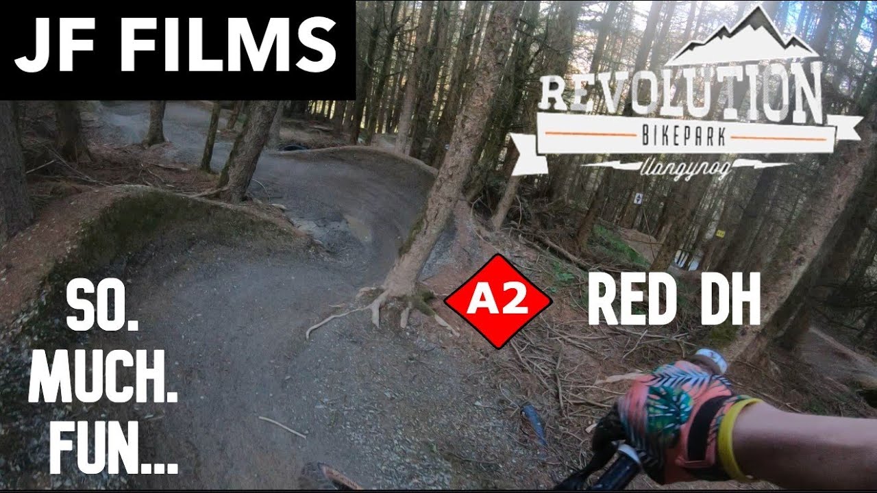 Revolution Bikepark Red Downhill  4K POV