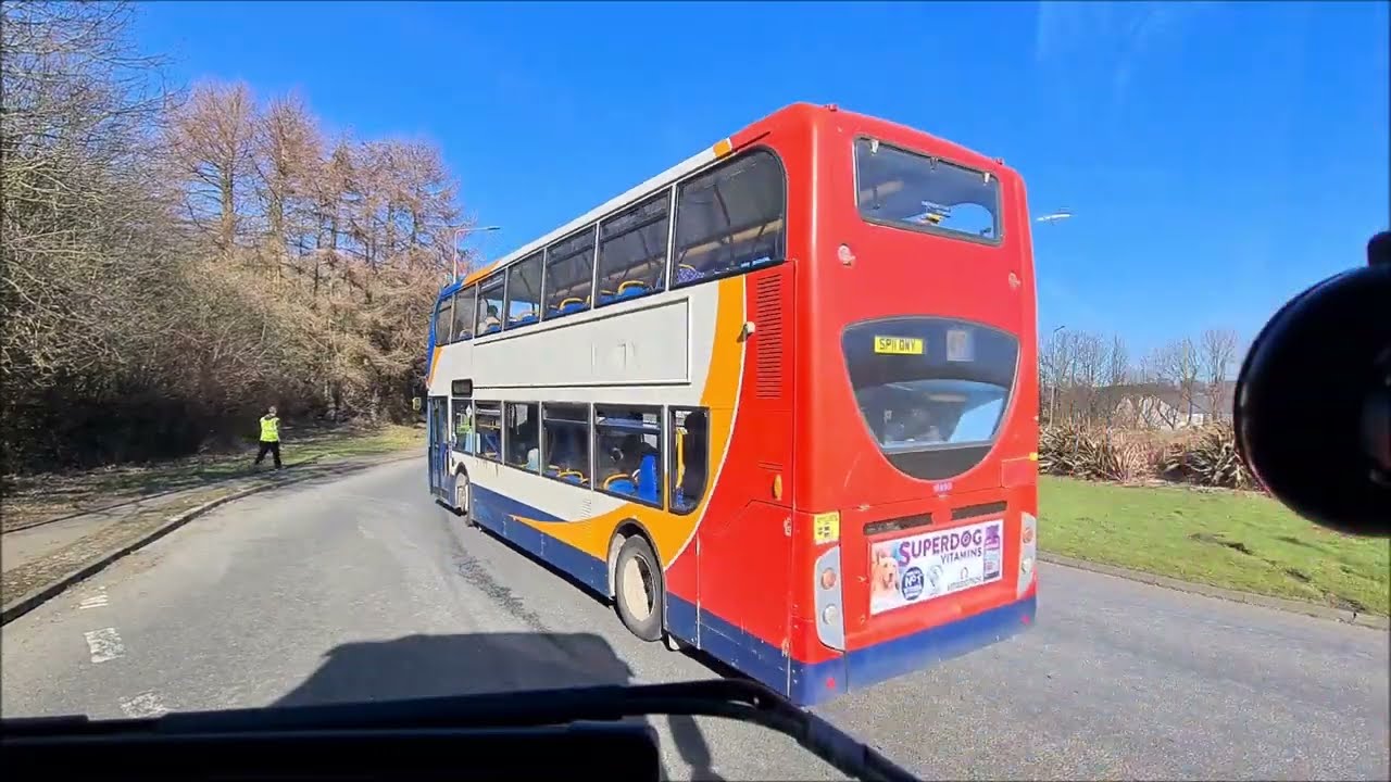POV DAF CF 480  Kirkcaldy To Glenrothes Scotland A921/A92