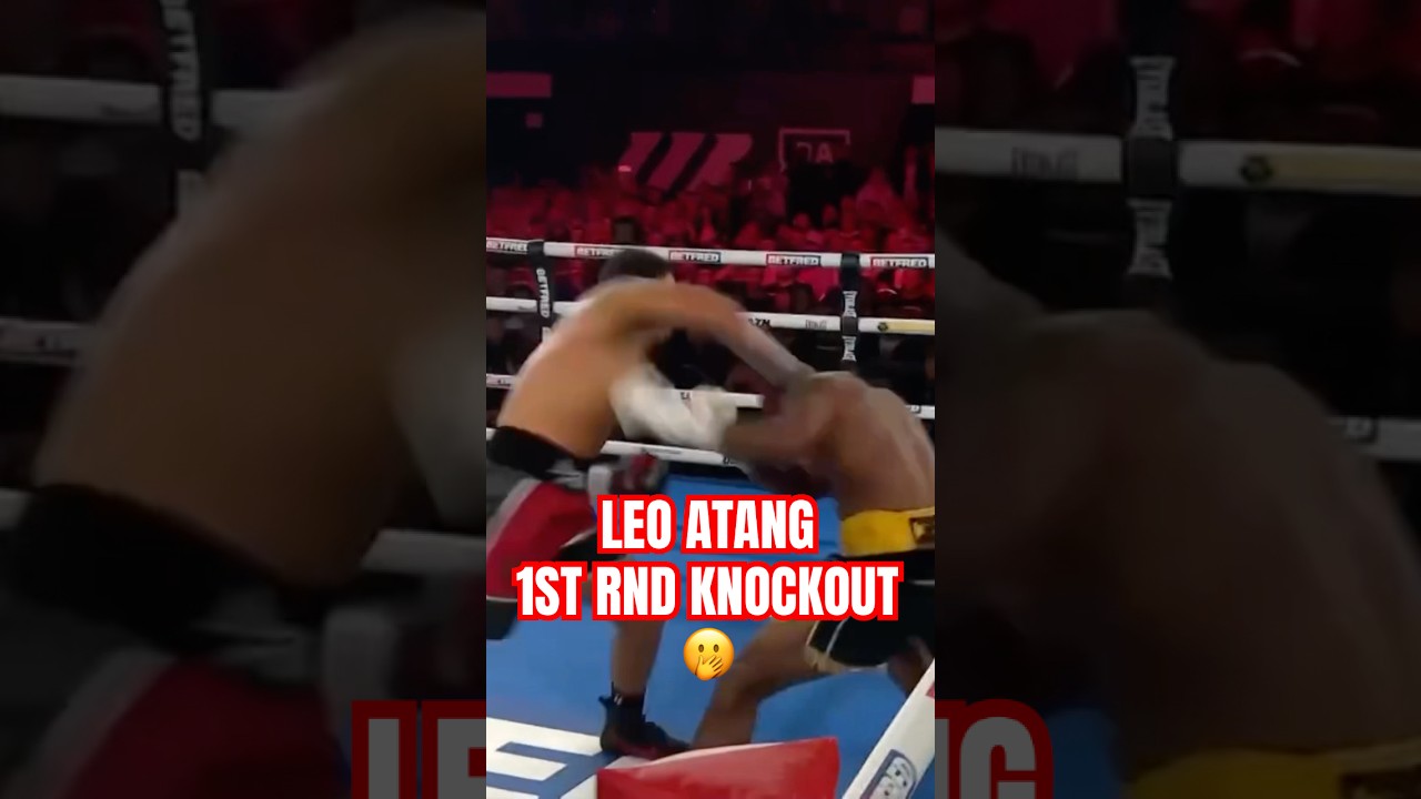 #LeoAtang gets another first round knockout tonight #boxing