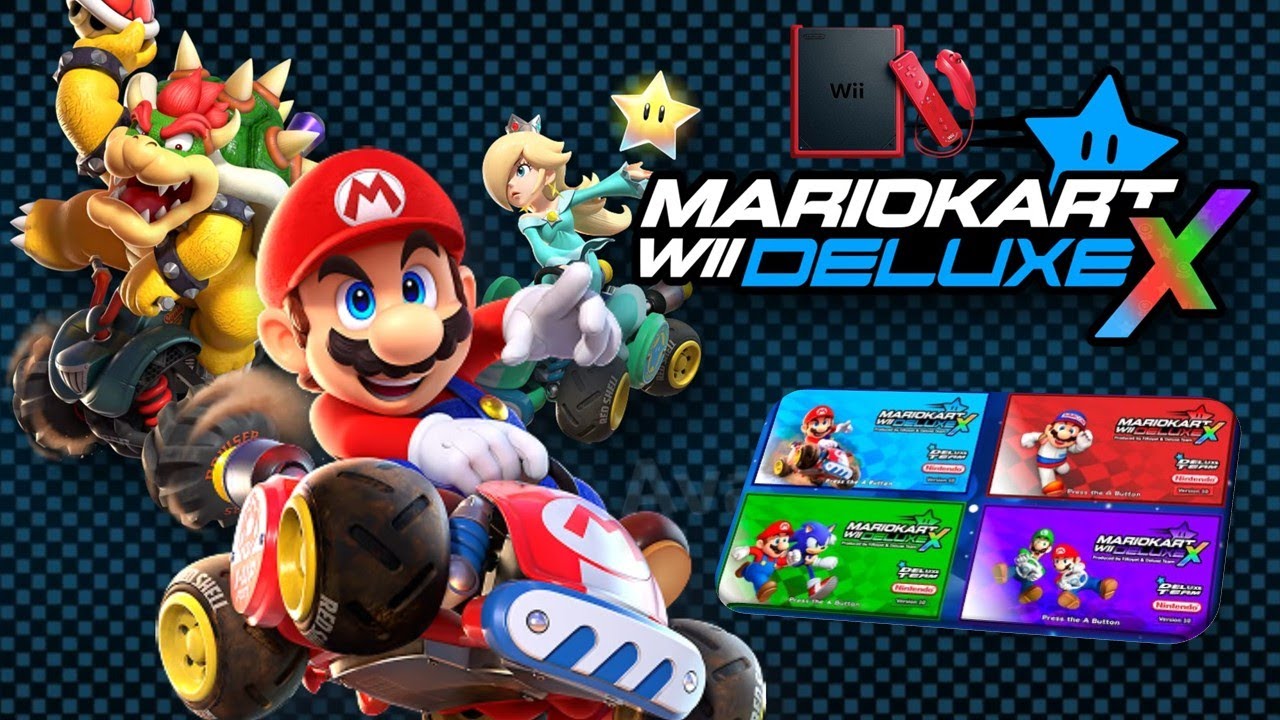 Finalmente Mario Kart Wii Deluxe X, ya disponible para consolas y emulador dolphin.
