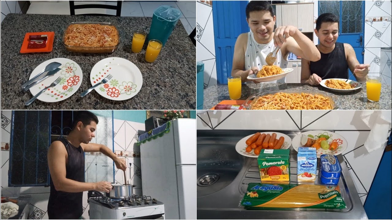 FIZ UMA MACARRONADA DELICIOSA | JANTANDO COM VOCÊS