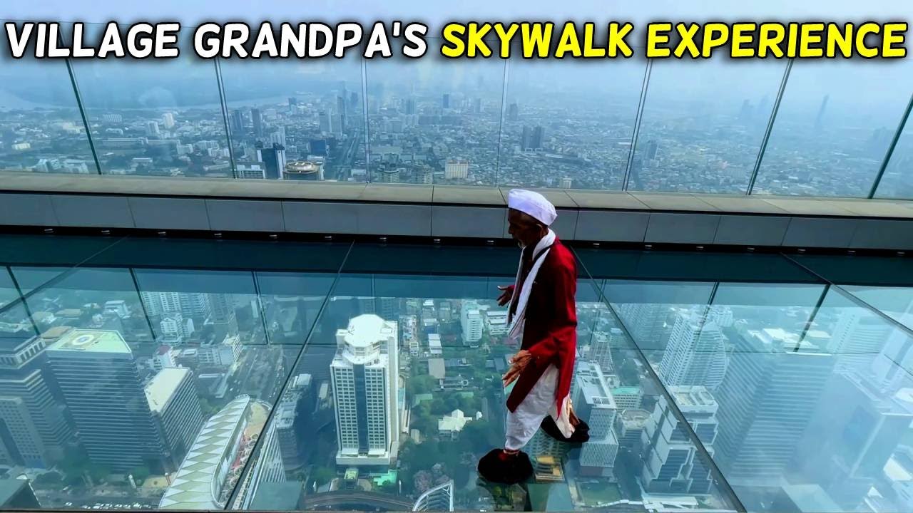 Walking on Cloud Nine: A Villager's Experience on a 331-Metre High Skywalk ! Tribal People Try