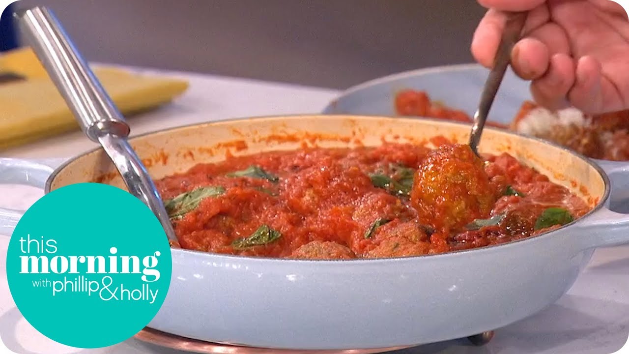 Gino D'Acampo Makes Mamma Alba's Meatballs! | This Morning