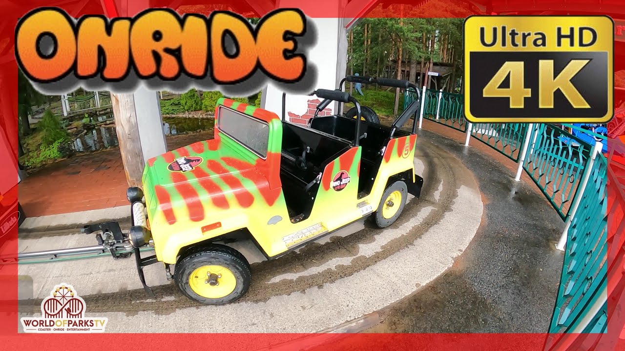 Dino Jeep Safari (Onride POV) PowerPark Huvivaltio – Powerland Dino Safari – Power Park Finnland