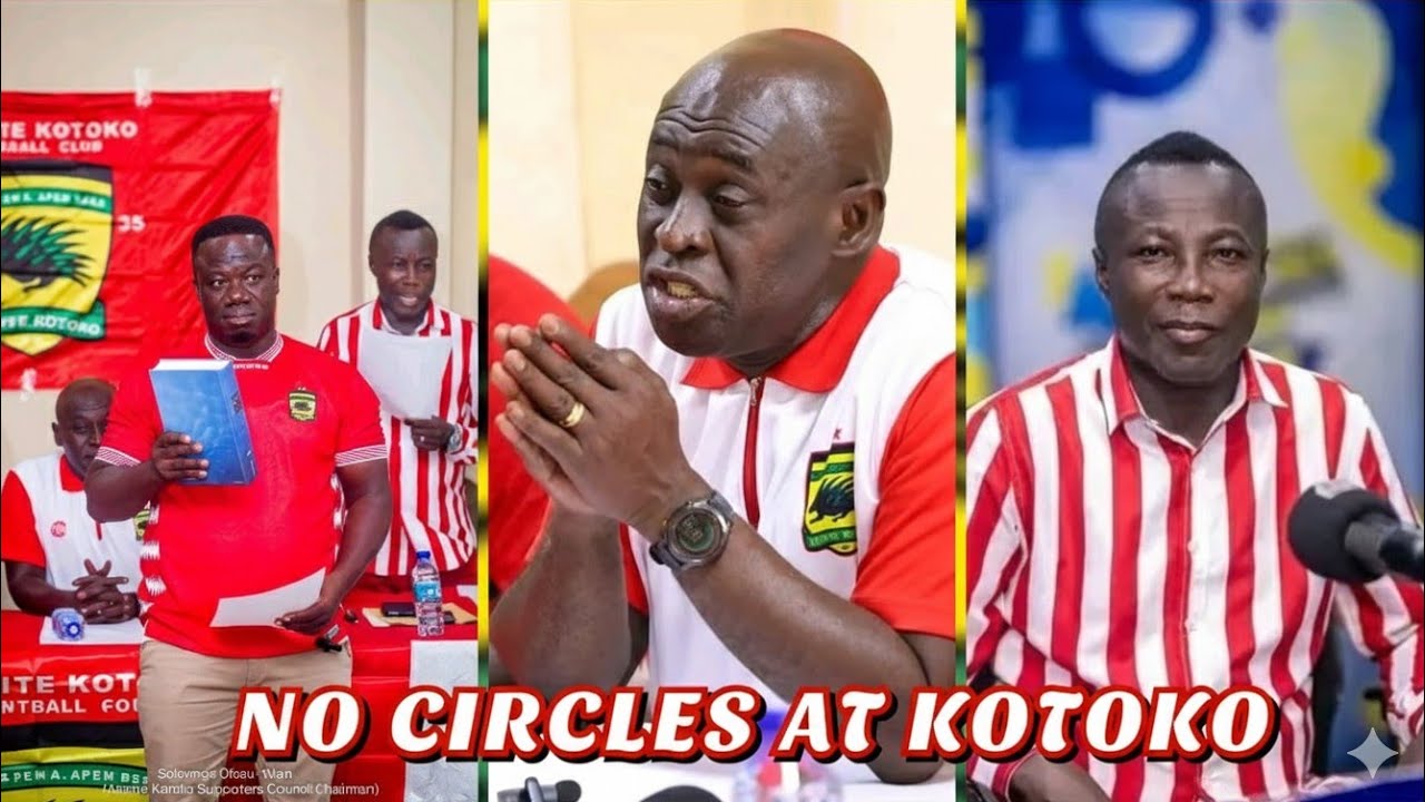 🚨THERE ARE NO CIRCLES AT KOTOKO 🔥THE CLUB’S COMMUNICATION DIRECTOR HAS SET THE RECORD STRAIGHT 