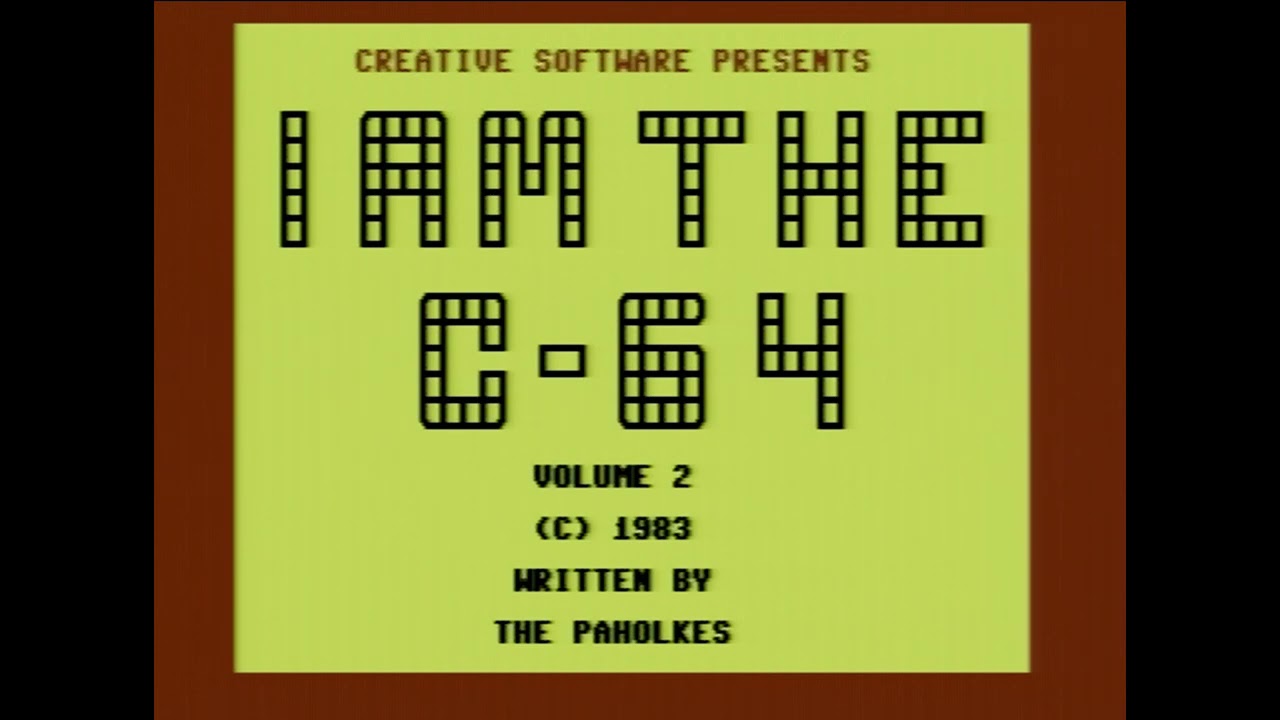 I Am The C-64: Tutorial Volumes 1-6 (direct capture, no commentary)