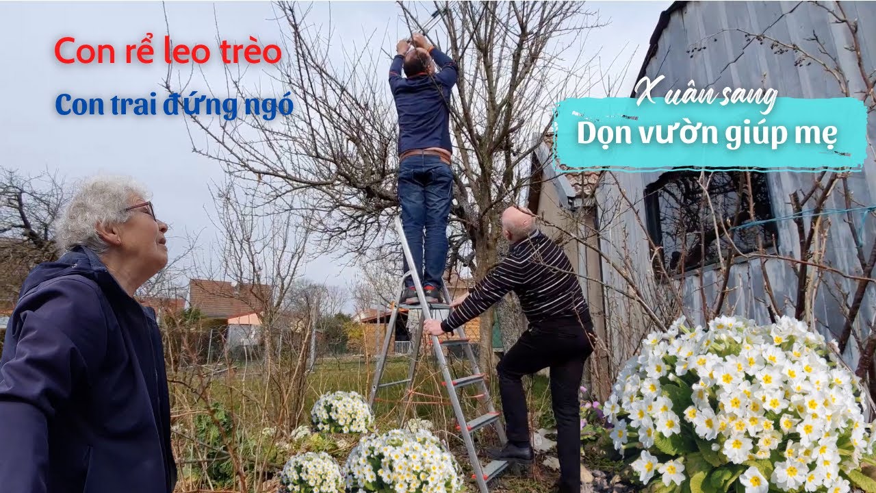 Cả nhà dọn vườn giúp mẹ chồng | Nhà hàng Pháp kiểu cách quá!