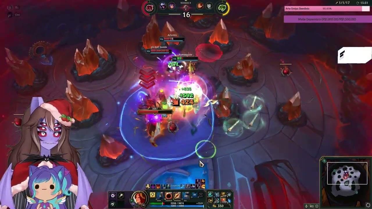 Emi Kotone e Dante jogando LOL e perdendo a dicção!