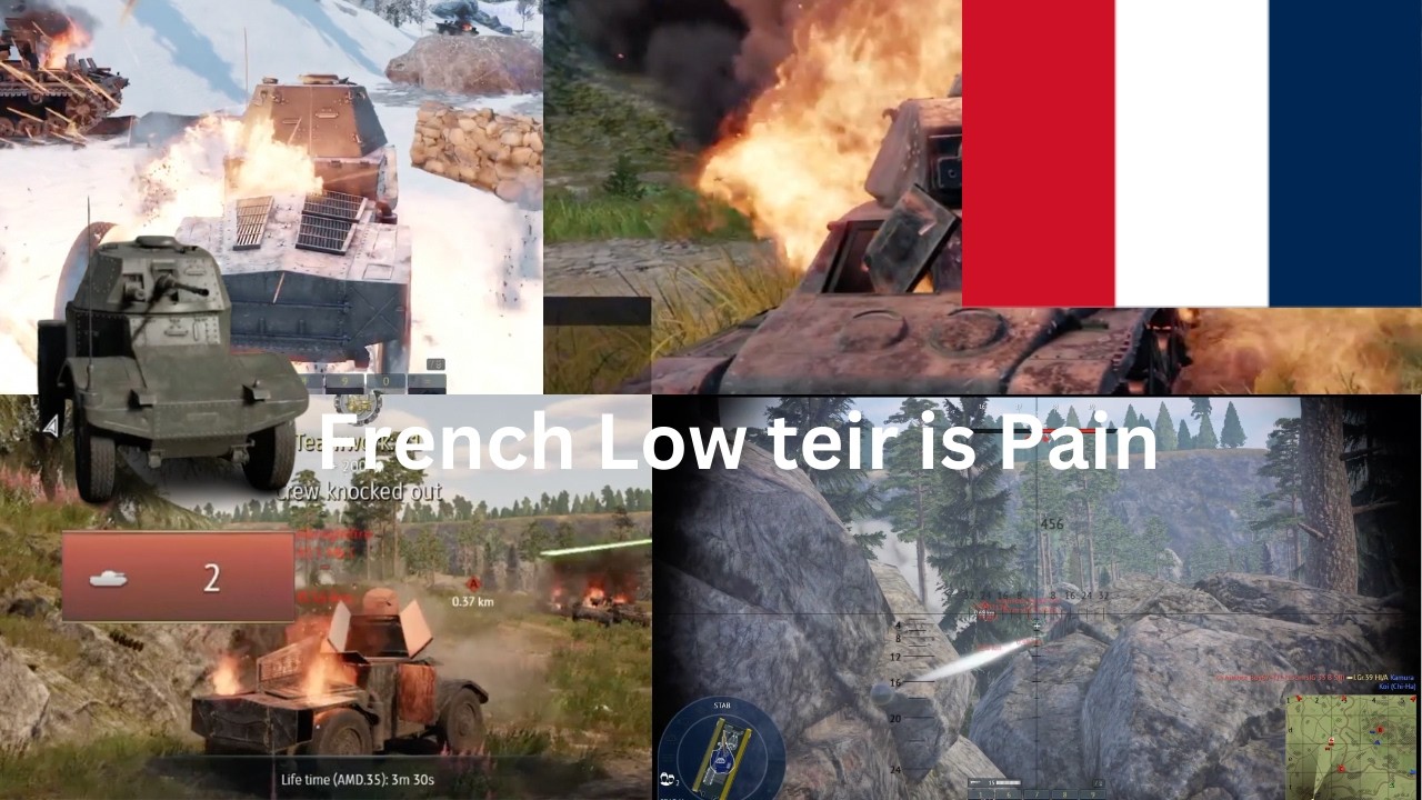 WarThunder EP1| Suffering through french low teir