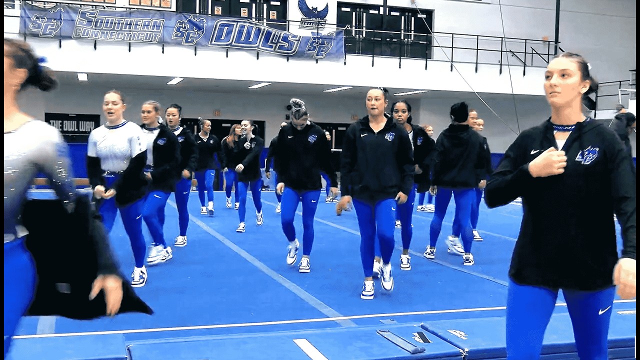 Gymnastics Southern Connecticut State University Blue vs White Canon G70 12 6 2025 #videocreator