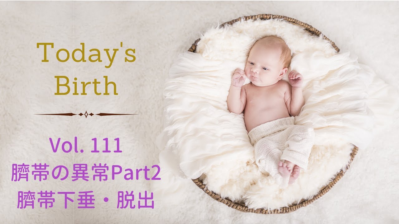 TB臍帯の異常Part２：臍帯下垂&脱出【日本初！お産をデザインする助産師：太田敏枝】