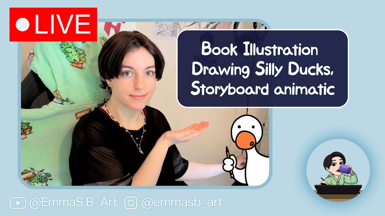Character design study, Book illustrating, Silly Ducks, Story Animatic & making be right back screen