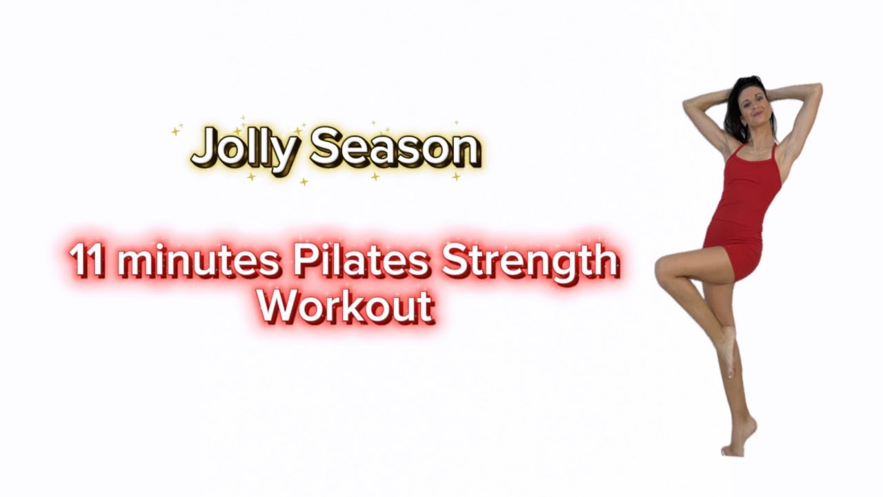 12 Days of Christmas Workout | Pilates Strength - No Equipment! (Day 11: Jolly Season)