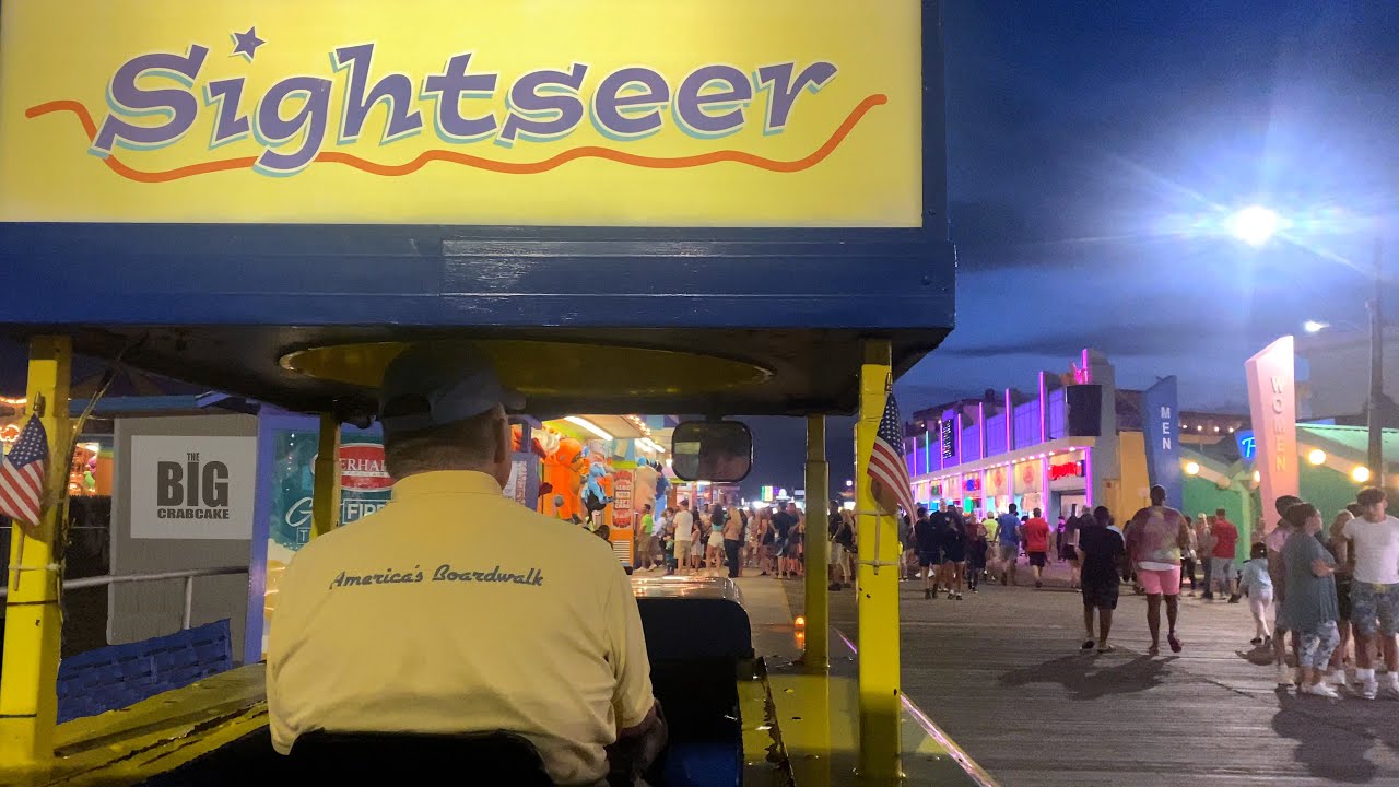 America's Boardwalk: Riding The Wildwood Tramcar At Night