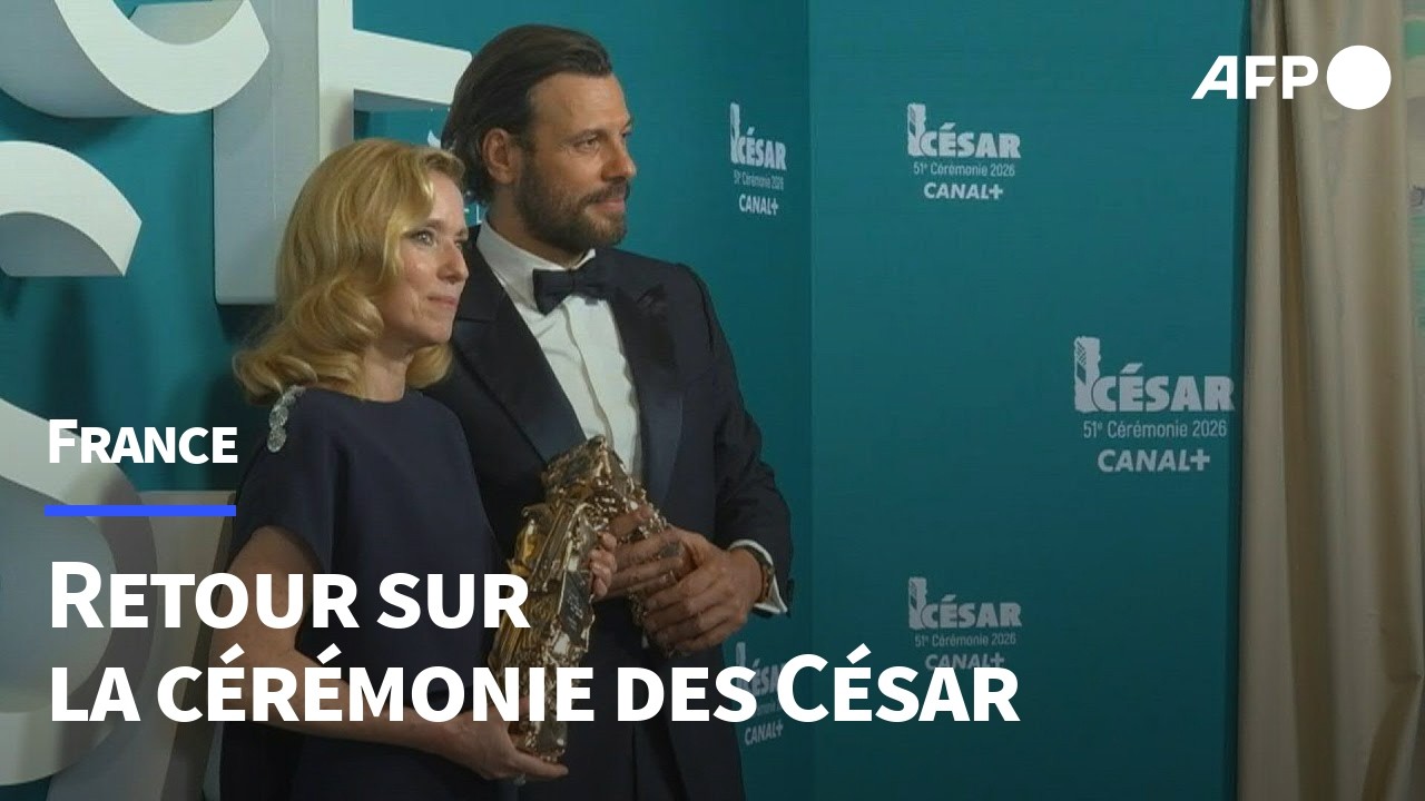 Cinéma: Laurent Lafitte et Léa Drucker duo gagnant des César | AFP