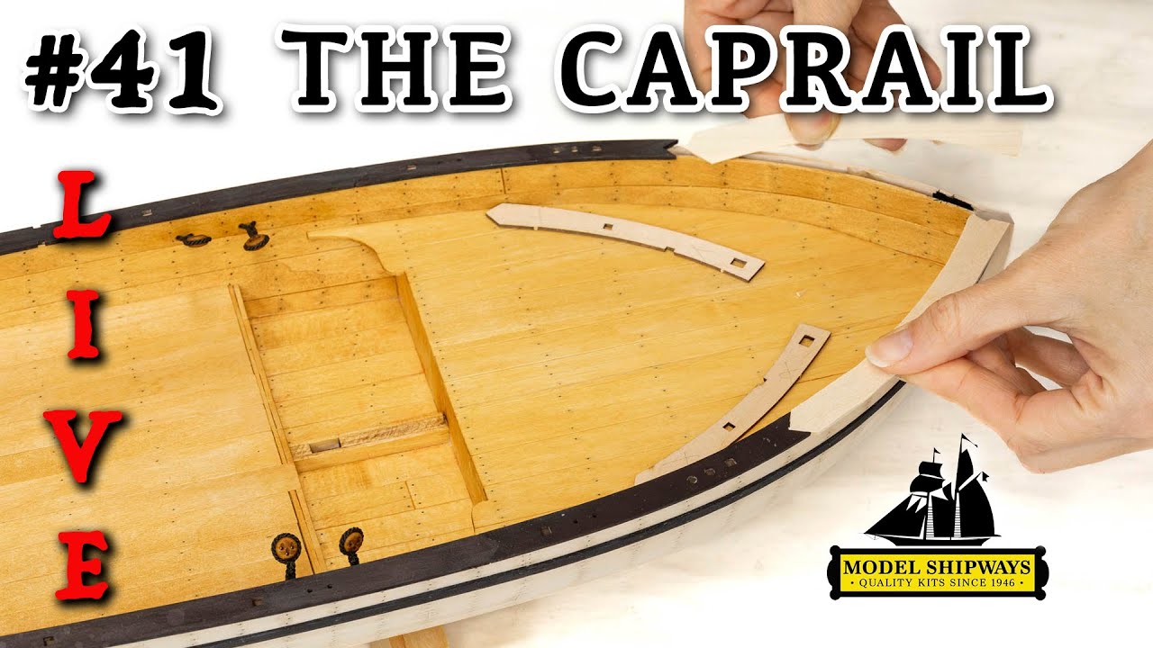 Ep. 41 - GROUP BUILD - THE CAPRAIL - Gunboat PHILADELPHIA (1776) - Model Shipways KIT