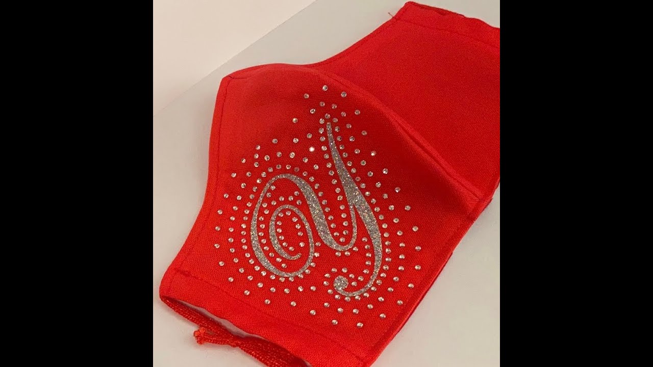 Rhinestone Scatter on Mask