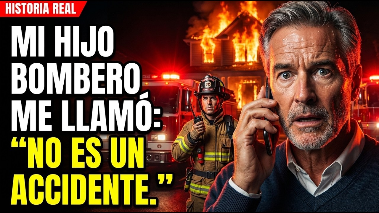 Mi hijo me llamó desde la estación de bomberos(es capitán):“Saca a mamá, el incendio no es accidente