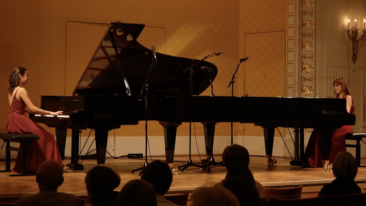 Duo Giocoso playing Darius Milhaud ‘Scaramouche’ for two pianos, op. 165b at Musica Juventutis