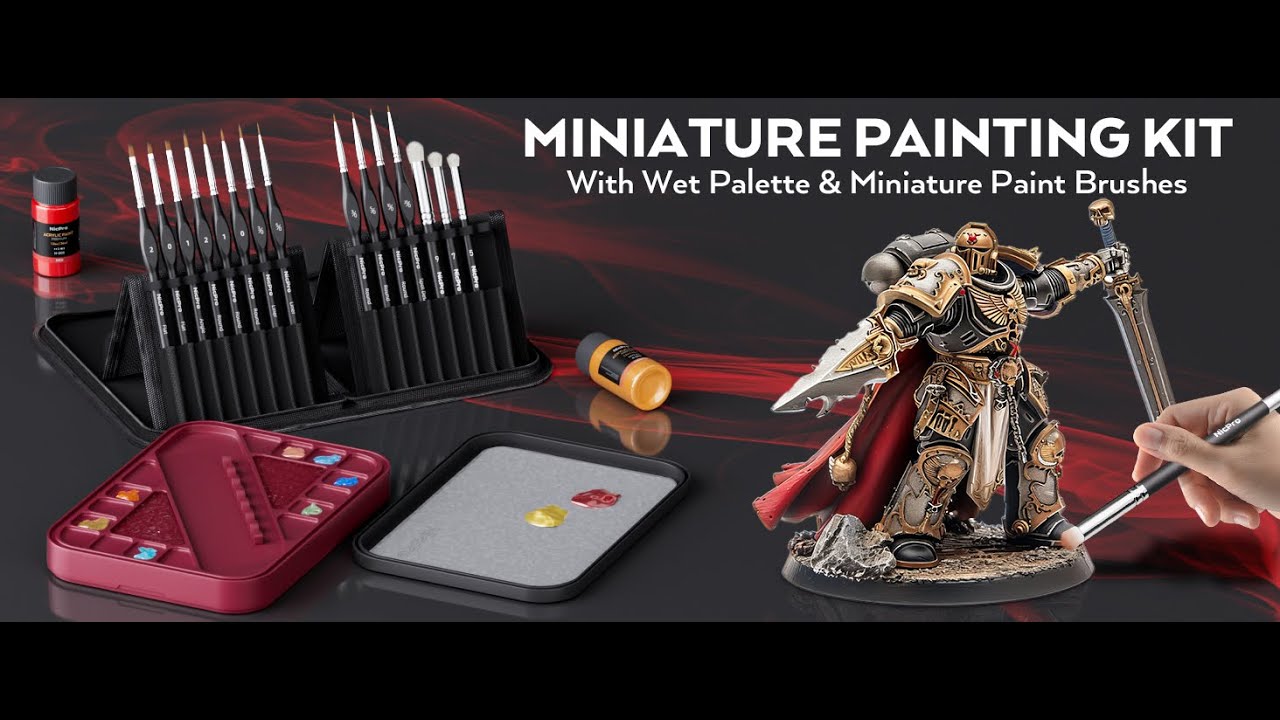 Nicpro Professional Miniature Painting Kit✔️What's features highlight?