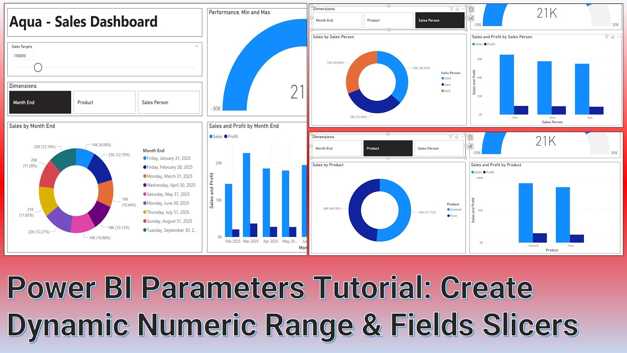Power BI Parameters Tutorial: Create Dynamic Numeric Range & Fields Slicers
