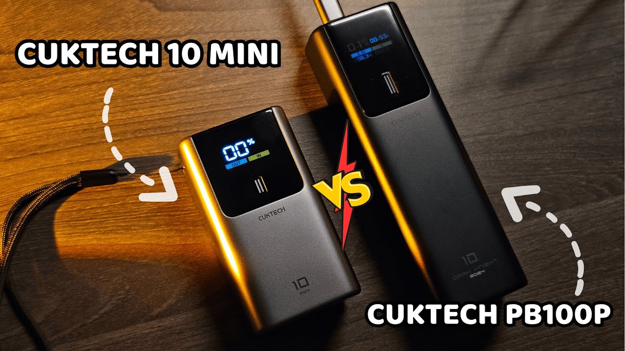 So Sánh Cuktech PB100P vs Cuktech 10 Mini | Đâu Là Sự Lựa Chọn Phù Hợp Dành Cho Sạc Thủ?
