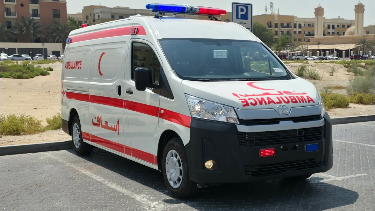 New 2025 Toyota Hiace Ambulance For Export Sale In Dubai