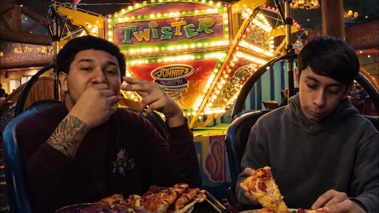 This Pizza Place Has ARCADE RIDES?! (John’s Incredible Pizza)
