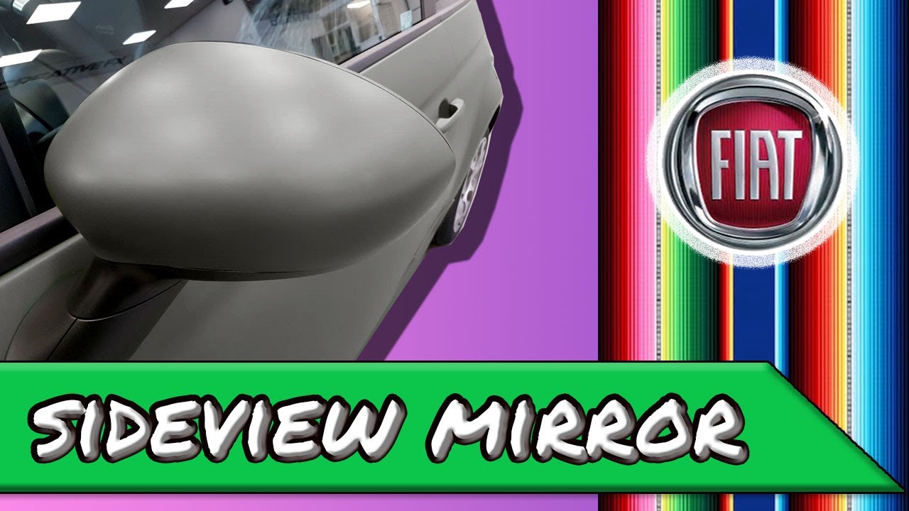 2012 Fiat Pop Sideview Mirror Replacement