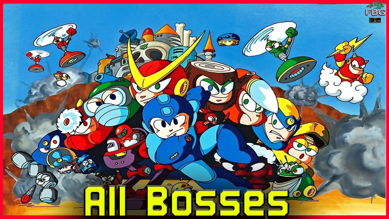 Mega Man 2 - All Bosses