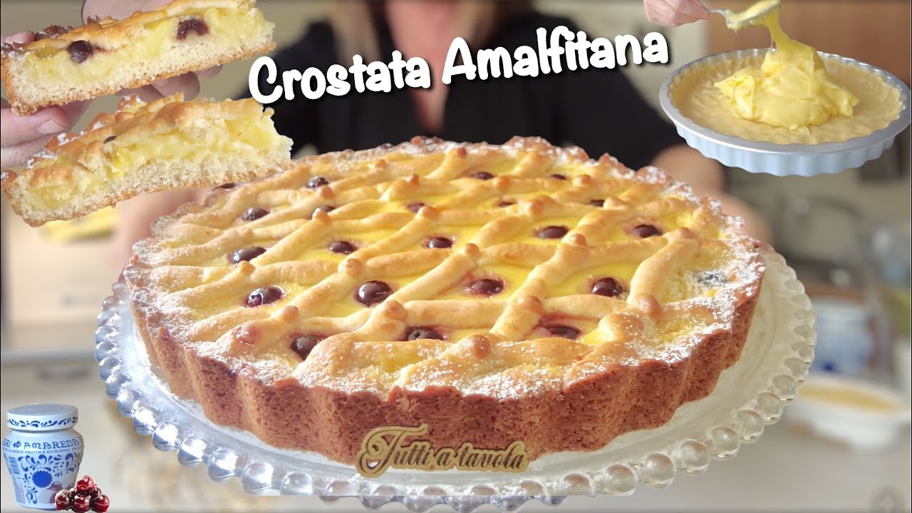 Сливочный AMALFI TART EASY RECIPE типичный для Кампании
