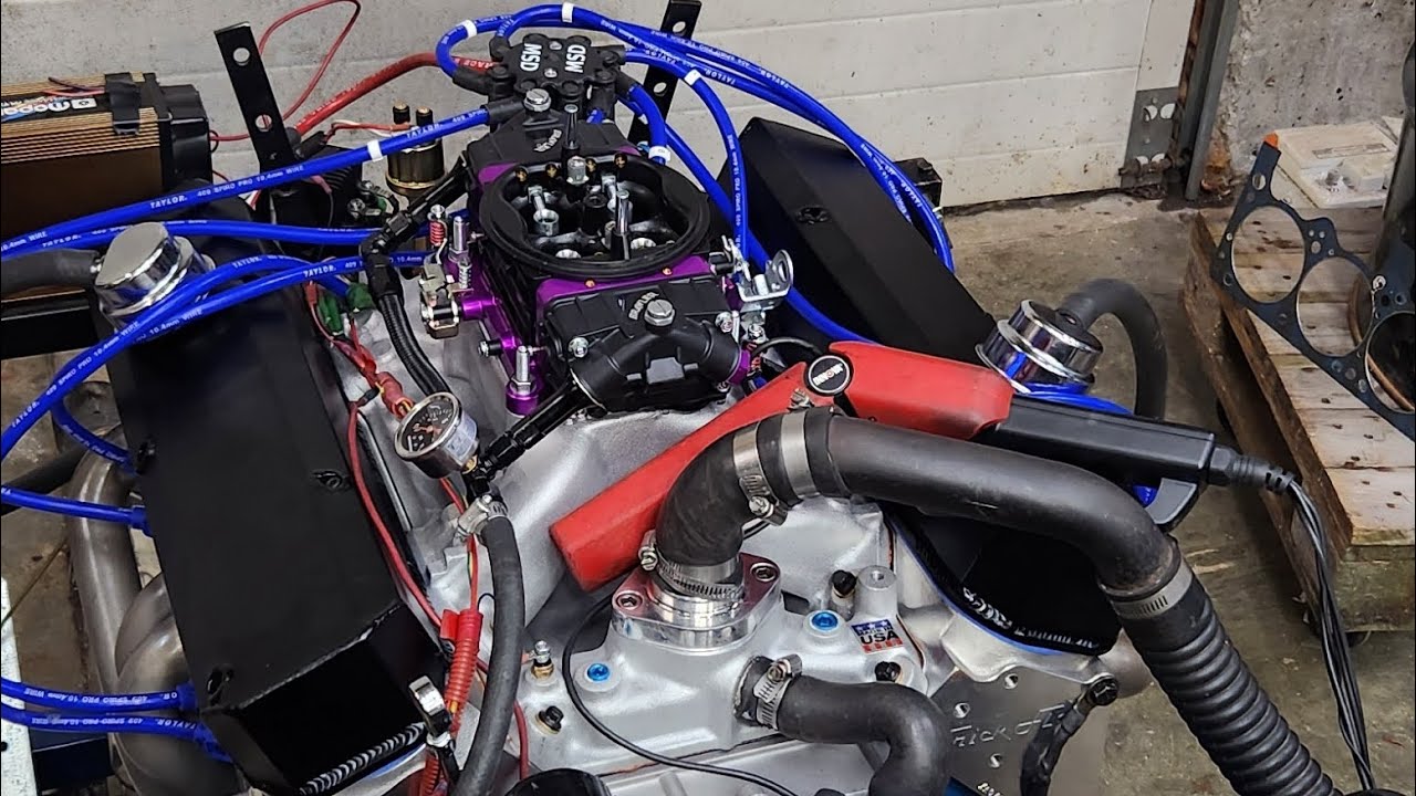 434 CI Small Block Mopar on Test Stand. For Sale! Gettin Dyno'ed Saturday.