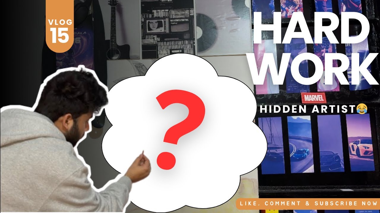 HARD WORK || Hidden Artist 😂 || VLOG-15