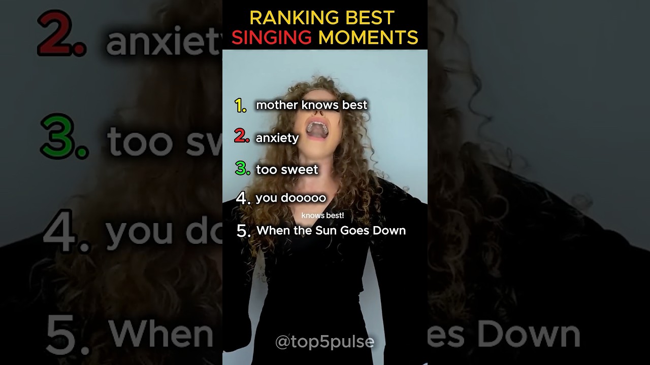 Top 5 Singing Moments That Gave Everyone Chills 🎤🔥 #shorts