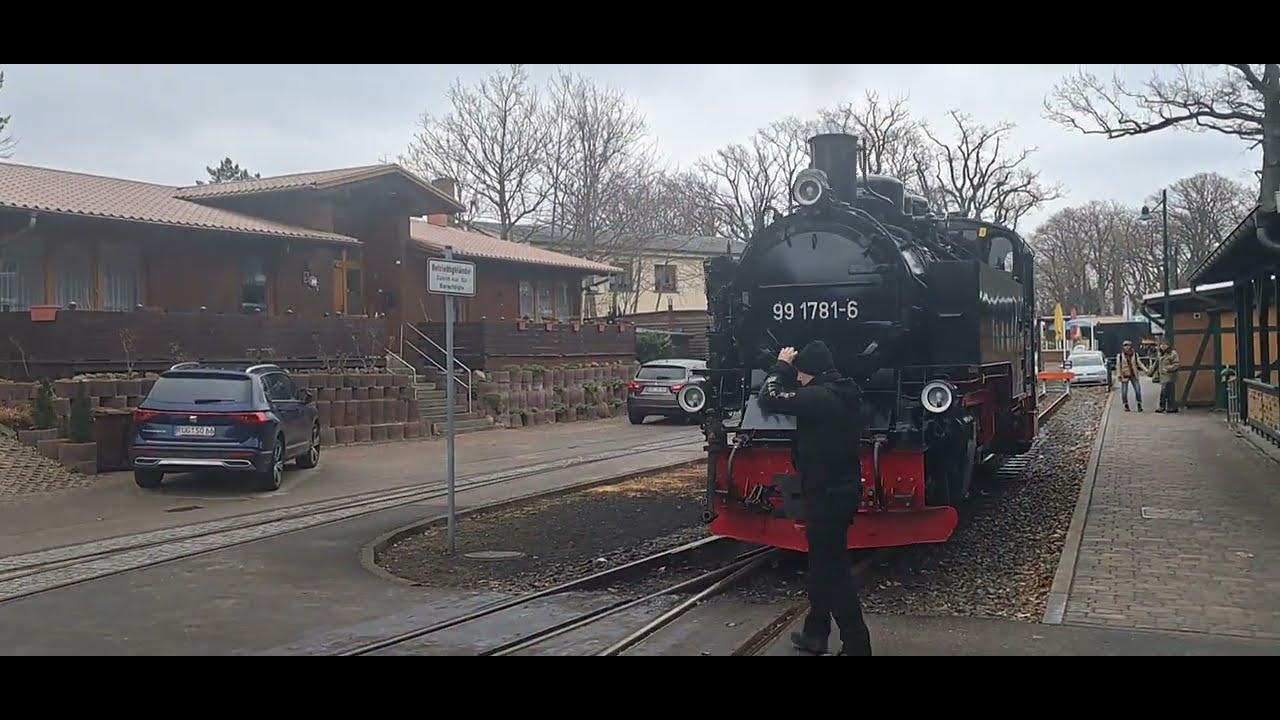 German steam trains Rasender Roland. 16/3/26