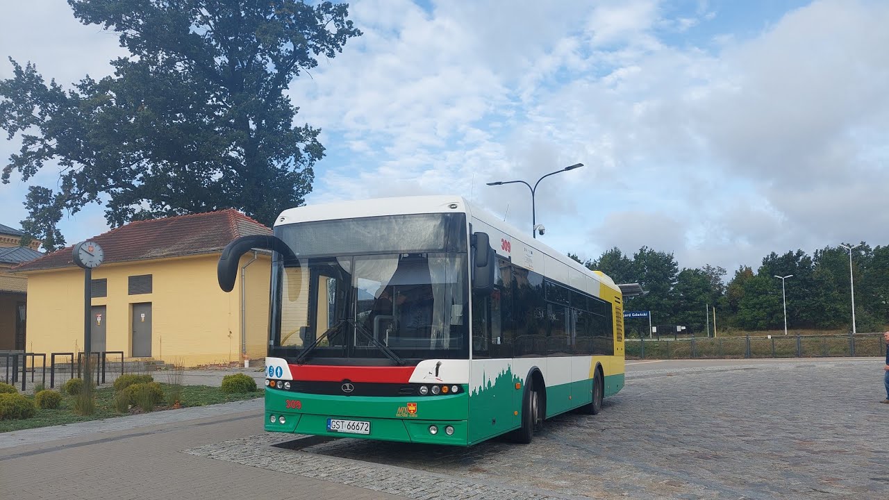 MZK Starogard Gdański - Linia: 12 - Kierunek: Dworzec PKP - Autosan Sancity M10LF #309