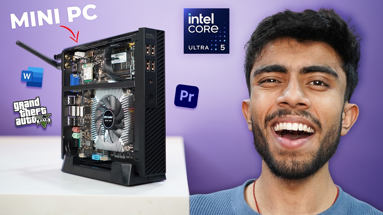 Intel Core Ultra MINI PC(NEW)!🤩 Powerful For Gaming & Editing 🔥Live Test