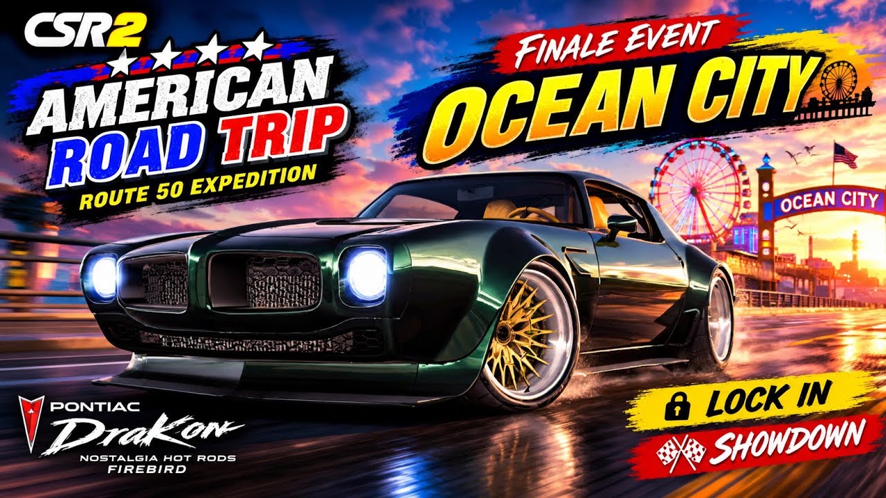 CSR2 | ФИНАЛ AMERICAN ROAD TRIP: OCEAN CITY | Информация о блокировке и ShowDown