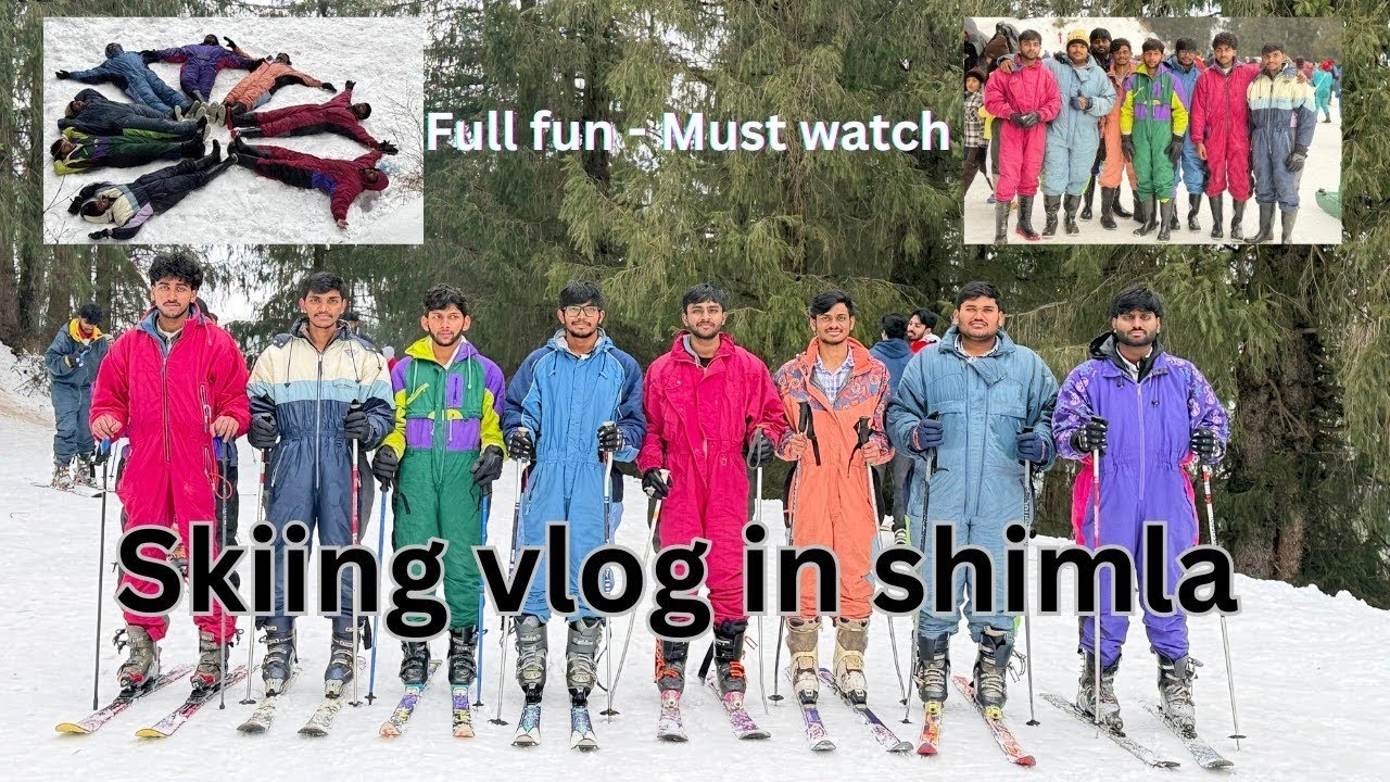 💢🏂 Skiing in Shimla (kufri)🎿⛷️// full fun vlog - don't miss it⛄💢 // #venky_vlogs #kufri #shimla #lpu